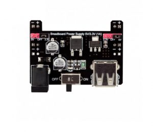 Модуль питания RobotDyn Power MB V2 для breadboard (Вход 6-12В, Выход 5В/3,3В) 01